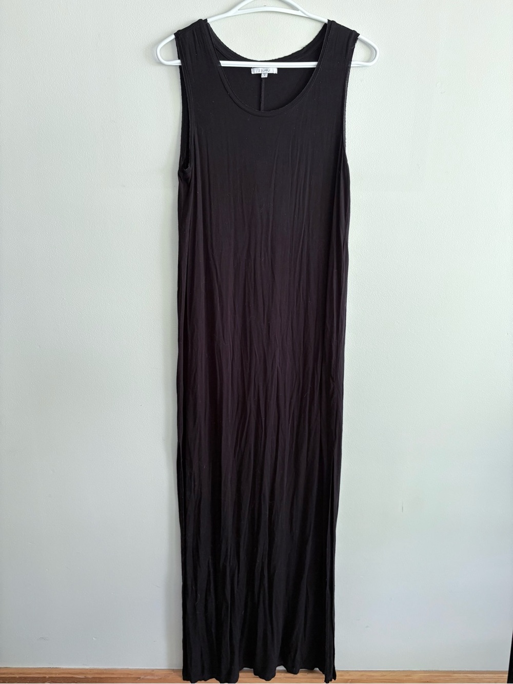 Z Supply Black Sleeveless Maxi Tank Dress